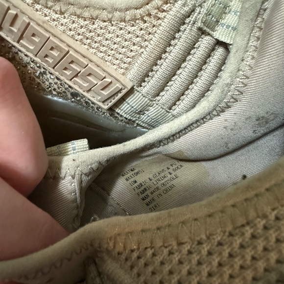 Steve Madden sneakers, sparkly- nude tan color - Picture 5 of 5